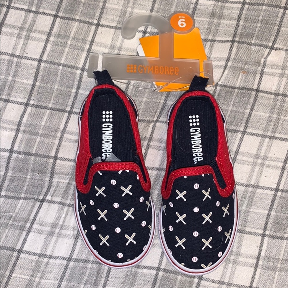 Gymboree NWT Baby boy size 6 slip on shoes